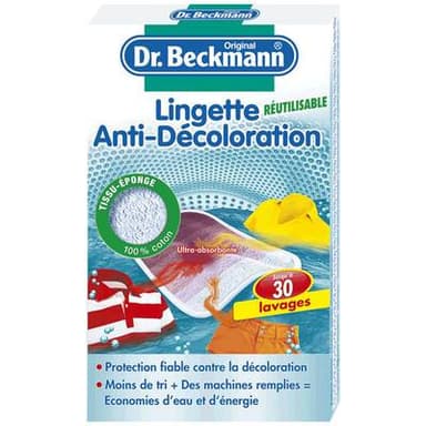 Dr Beckmann Lingette Anti-décoloration réutilisable Maxi, 1 pièce
