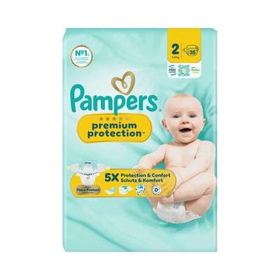 Pampers Premiums Couches bébé taille 2, 35 couches
