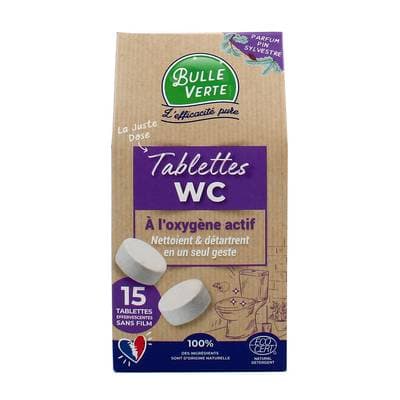 Bulle Verte Tablettes WC, 15 Doses