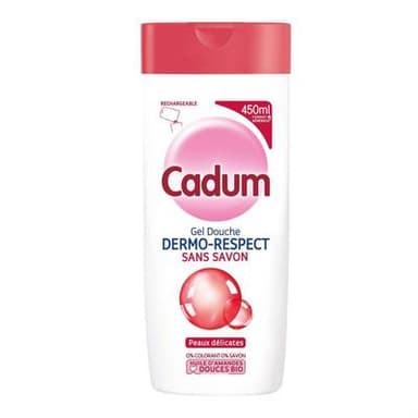 Cadum Gel Douche Dermo respect Sans Savon, 450ml