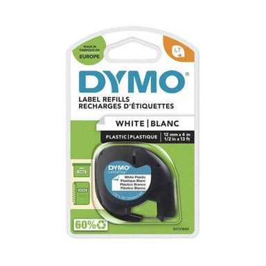 Dymo Recharge d'étiquettes lastique, 12 mm