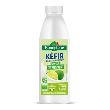 Bonneterre Kéfir saveur citron vert  Bio, 500g