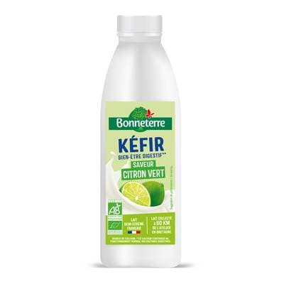Bonneterre Kéfir saveur citron vert  Bio, 500g