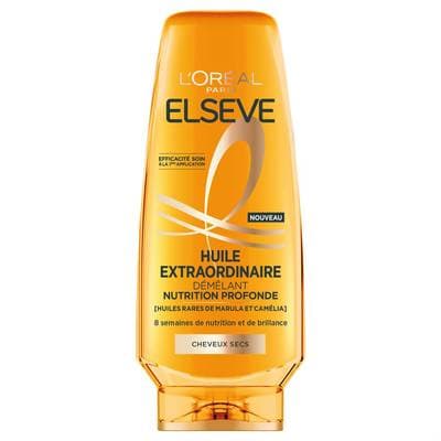 Elsève Après-Shampooing Démêlant Nutrition Profonde Huile Extraordinaire, 200ml