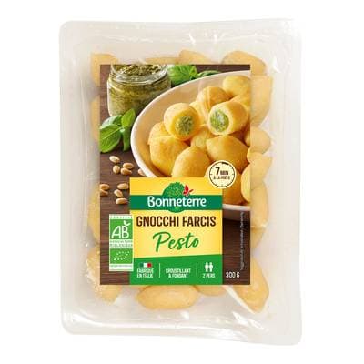Bonneterre Gnocchi pesto bio, 300g