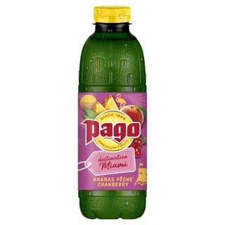 Pago Jus de fruits Destination Miami Ananas Pêche Cranberry, 75cl