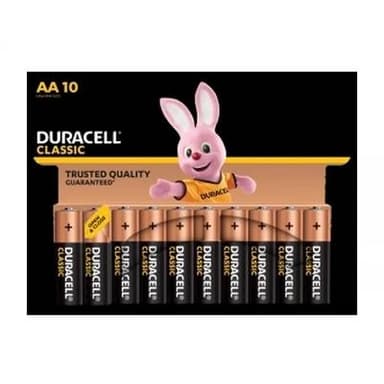 Duracell 10 Piles LR06 / AA Alcaline Classic, 10 piles