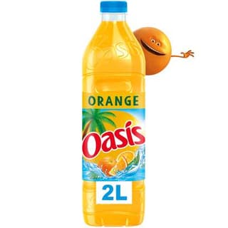 Oasis Boisson aux fruits saveur orange, 2L