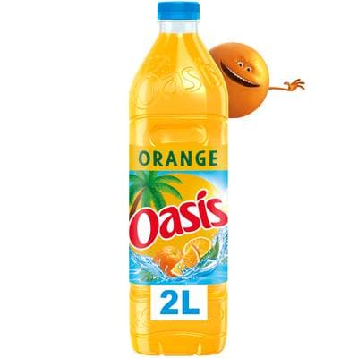 Oasis Boisson aux fruits saveur orange, 2L