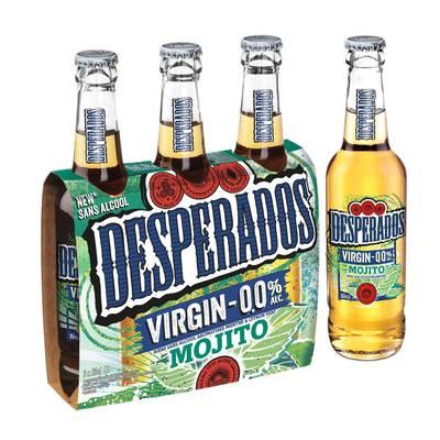 Desperados - Bière sans alcool Saveur Mojito 0.00°