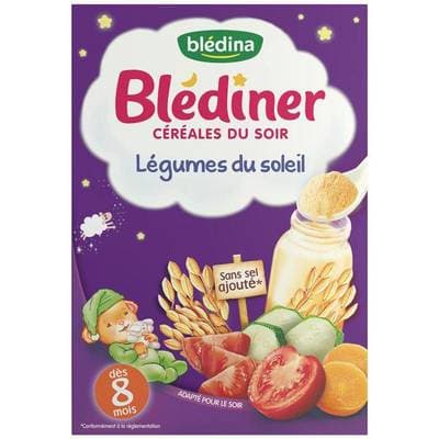 Blédina - Blédîner Céréales Légumes du Soleil Bébé Dès 8 mois, 240g