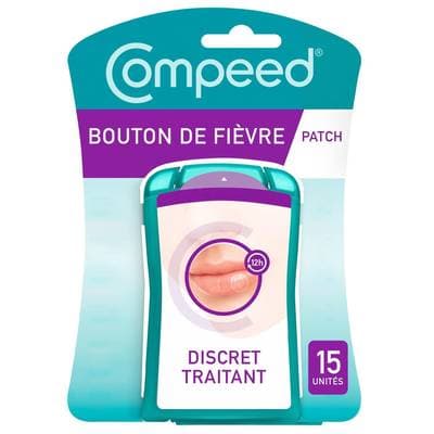 Compeed Patch Bouton de Fièvre Discret, 15 pièces