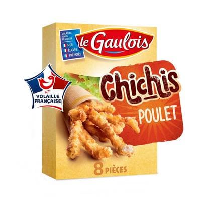 Le Gaulois Chichis de Poulet, 8x20g