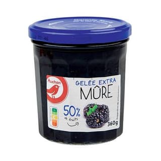Auchan Gelée extra de mûres, 360G
