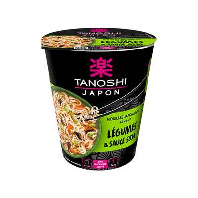 3229820786711 - Tanoshi - Japon - Nouilles japonaises saveur Légumes et sauce soja