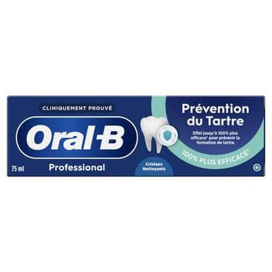 Oral B Dentifrice Prévention Tartre, 75ml