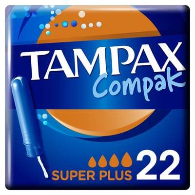 Tampax Tampons avec applicateur Protection Super Plus, 22 pièces
