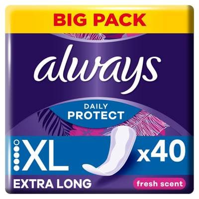 Always Protège-slips Daily Protect, 40 protège slips