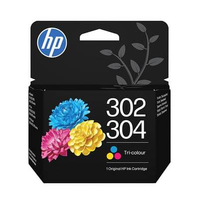 Hewlett packard Cartouche d'encre trois couleurs 302/304, 1 cartouche
