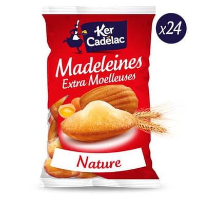 Ker Cadélac Madeleines Nature x24, 600g