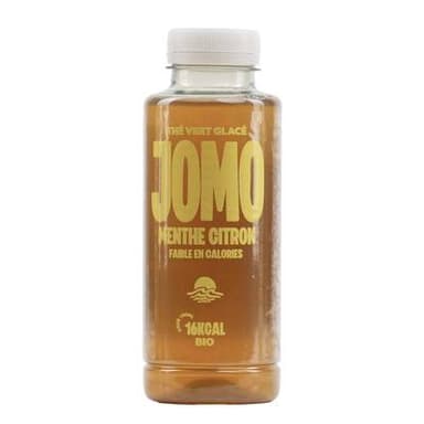 Jomo Thé vert glacé menthe citron Bio, 35cl