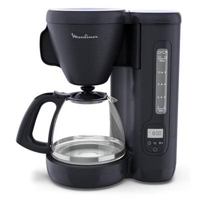 Moulinex Cafetière filtre programmable morning Bleu Nuit, 1,25L