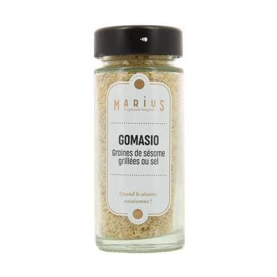 Marius, L'Épicerie Inspirée Gomasio - Graine de Sésame Grillés au Sel, 45g