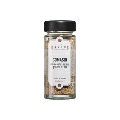 Marius, L'Épicerie Inspirée Gomasio - Graine de Sésame Grillés au Sel, 45g