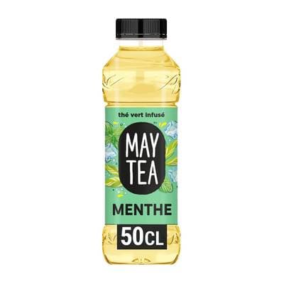 Maytea Thé vert infusé glacé saveur menthe, 50cl
