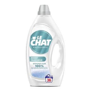 Le Chat Lessive Liquide Excellence Boost Fraîcheur, 1,62L