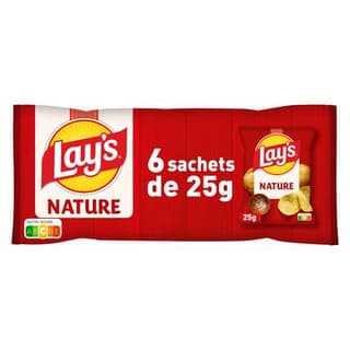 Lay's Chips nature, 6x25g