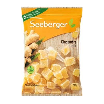 Seeberger Cube de gingembre confit, 200g