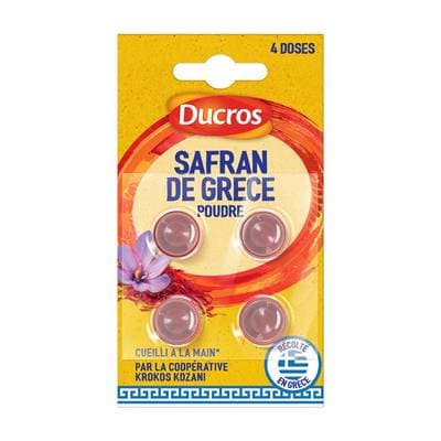 Ducros Safran en Poudre de Grèce, 4  doses