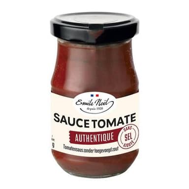 Emile Noël Sauce tomate sans sel ajouté bio, 190g