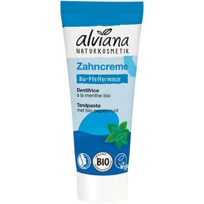 Alviana Dentifrice à la menthe Bio, 75ml