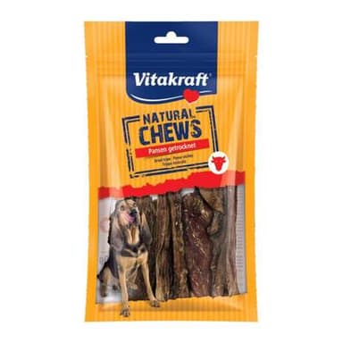 Vitakraft Natural Chews Panse de Boeuf séchée à mâcher- Friandise récompense pour chien, 100g
