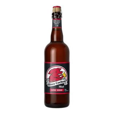 Rince Cochon Rouge Bière rouge 7.5°, 75cl