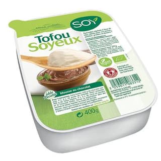 Soy Tofu Soyeux Nature Bio, 400g