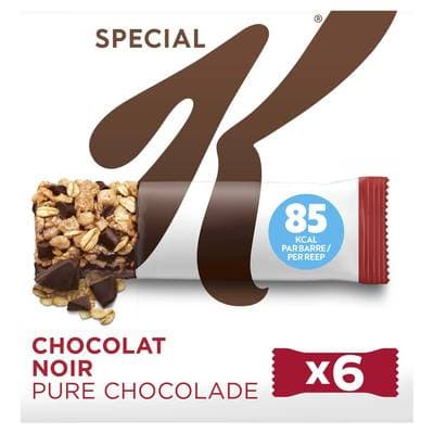 Kellogg's Barres Céréales Special K Chocolat, 6 barres