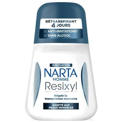 Narta Déodorant bille Anti-irritations Peaux sensibles Resixyl, 50ml