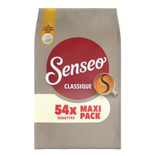 Senseo Café classique dosettes senseo, 54 dosettes