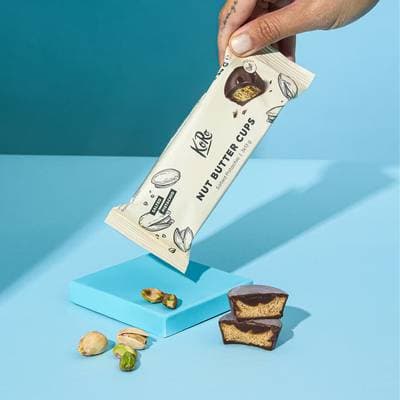 Koro Bouchées Nut Butter Cups pistaches salées bio, 3x13g