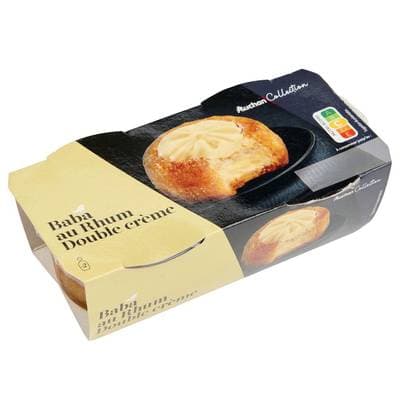 Auchan Baba au Rhum, 2x140g