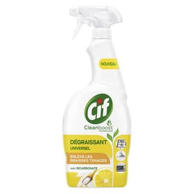 Cif Spray Nettoyant Ménager Dégraissant Universel bicarbonnate, 750ml