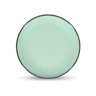 Collection Duo Assiette plate 18xH2,5cm green Duo, 1 pièce
