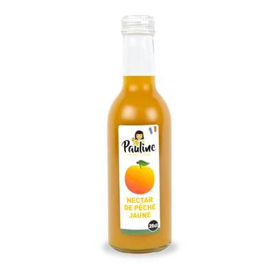 Pauline Nectar de pêche jaune, 25cl