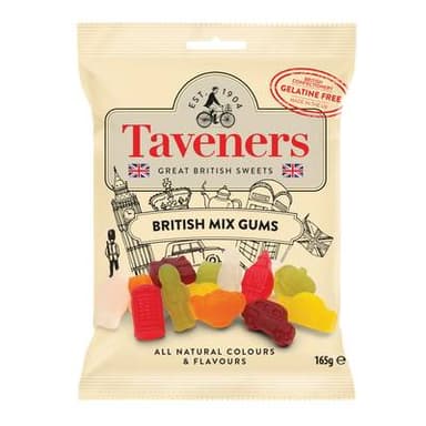 Taverners British mix gums, 165g