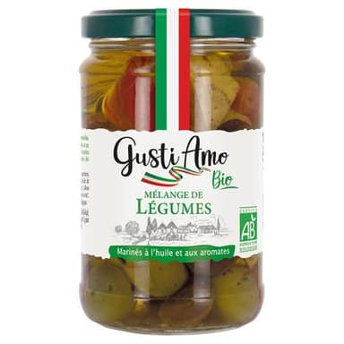 Gusti Amo Mélange de Légumes Grillés Bio, 280g