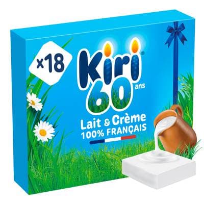 Kiri Fromage fondu, 18 portions - 324g