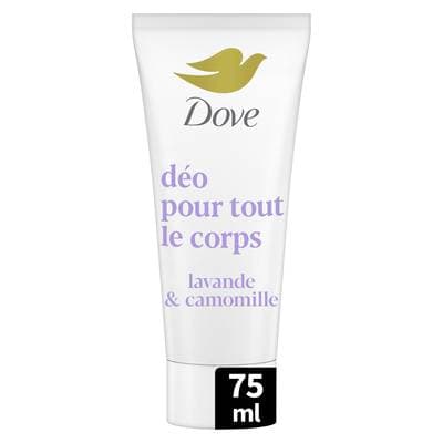 Dove Déodorant pour tout le corps lavande & camomille, 75ml